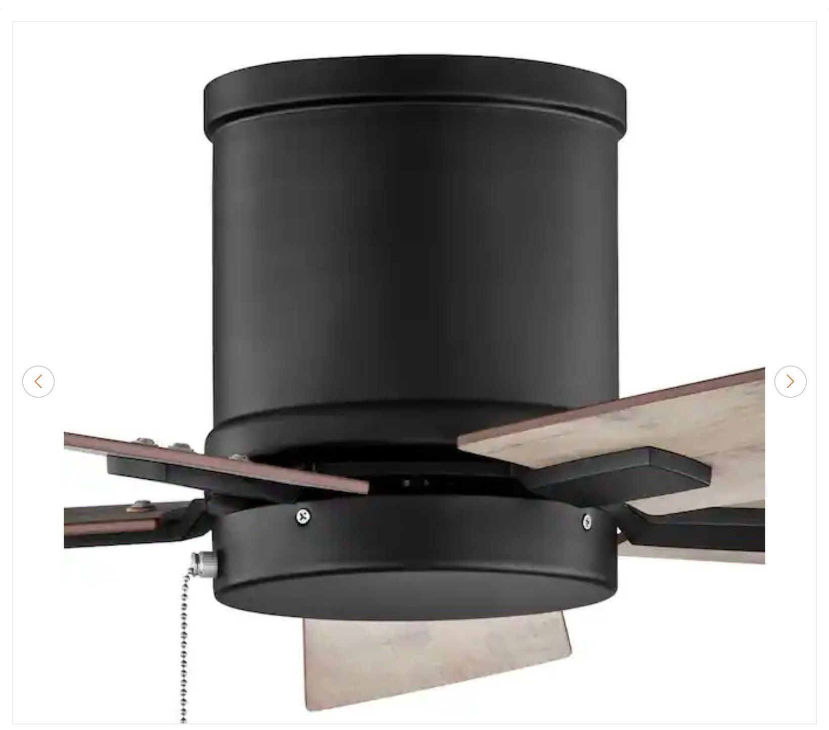 Hampton Bay Grantway 48" Indoor/Outdoor Matte Black Ceiling Fan - photo 4