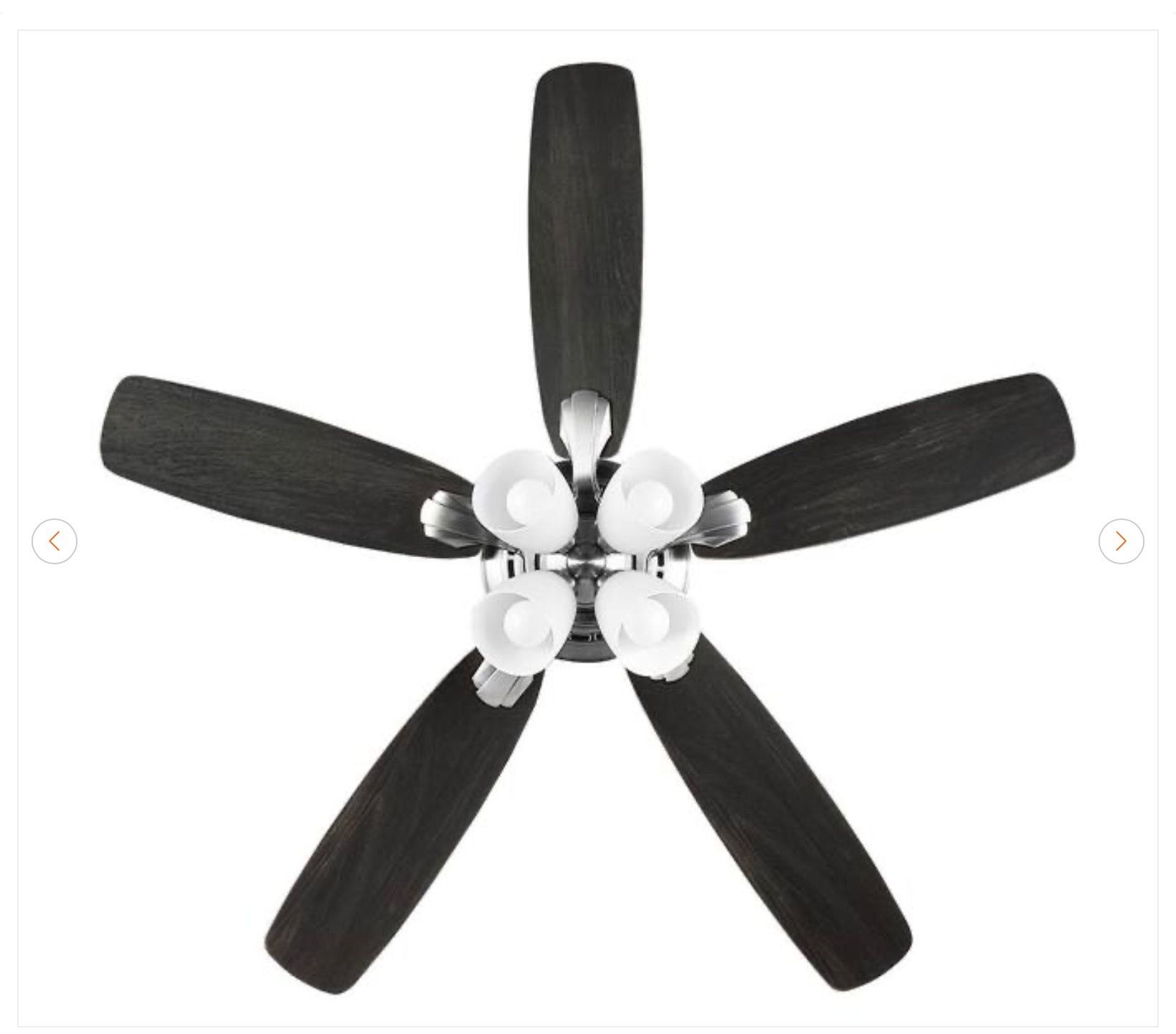 Hampton Bay Hollis 52" LED Ceiling Fan w/ Remote - New - photo 3