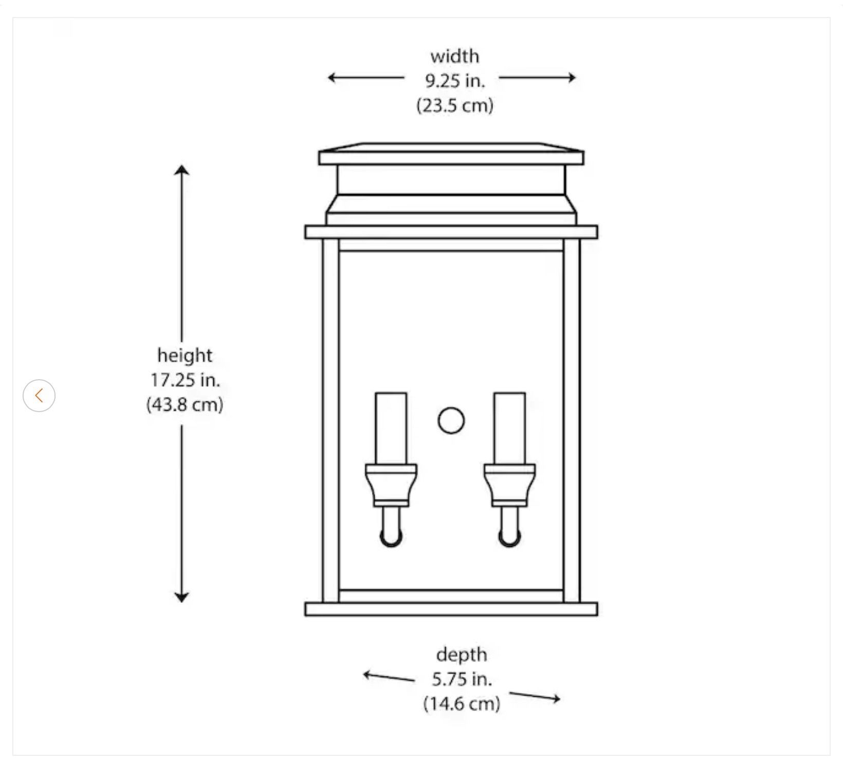Home Decorators Collection Sirrine Outdoor Wall Light - photo 5