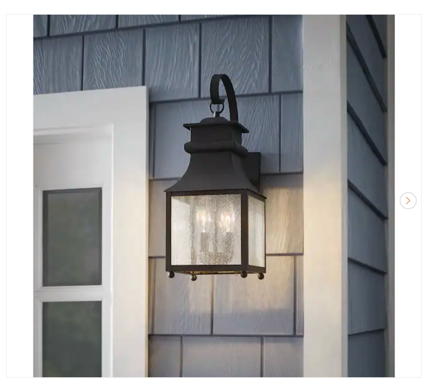 Home Decorators Collection Rainbrook Outdoor Wall Light - New
