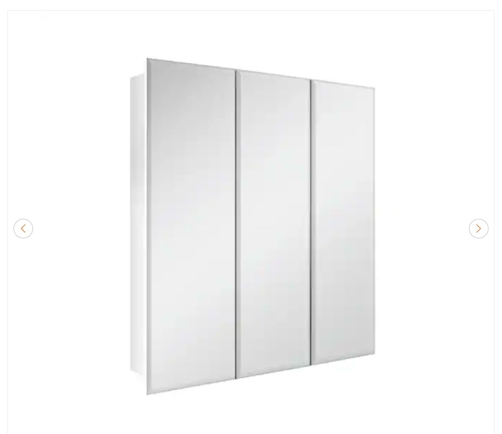 Glacier Bay Medicine Cabinet with Mirror - Silver - photo 2