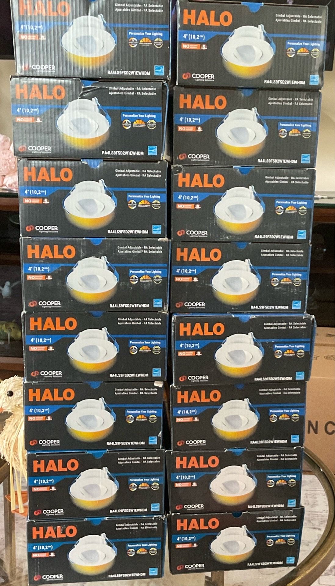 HALO RA 4 in. LED Recessed Light Trim - New