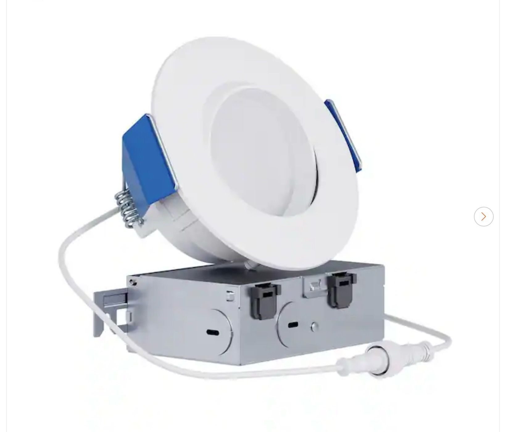 HALO RA 4 in. LED Recessed Light Trim - New - photo 2