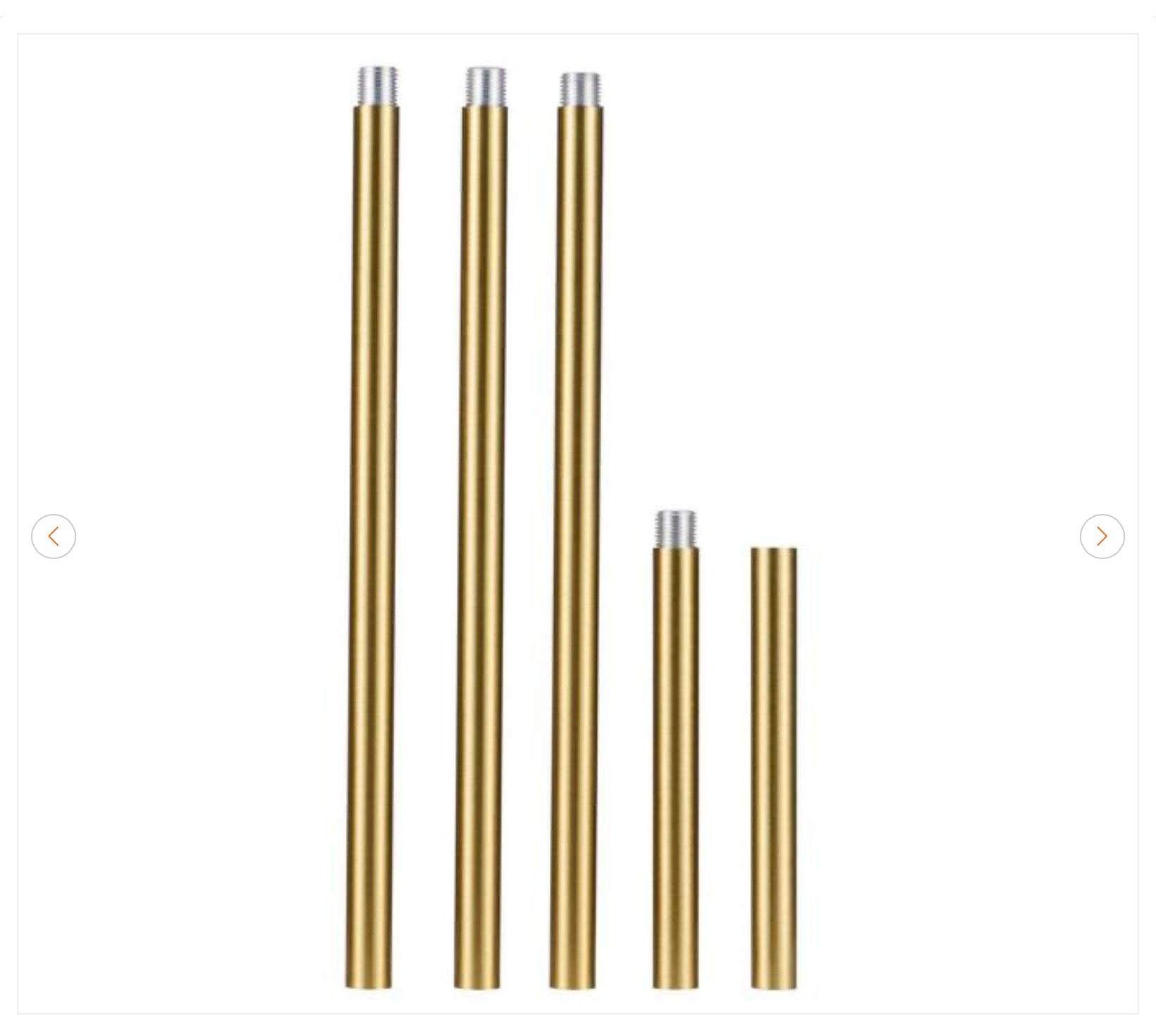6-Light Brushed Brass Sputnik Chandelier - photo 4