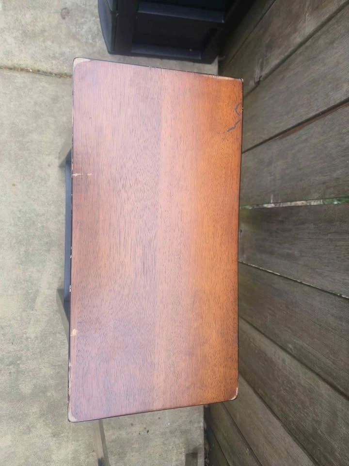 Wooden Bar Stool - Dark Base, Light Brown Seat - photo 4