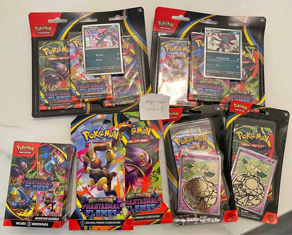 Phantasmal Flames BB, 3-pack, single pack, sleeve pack