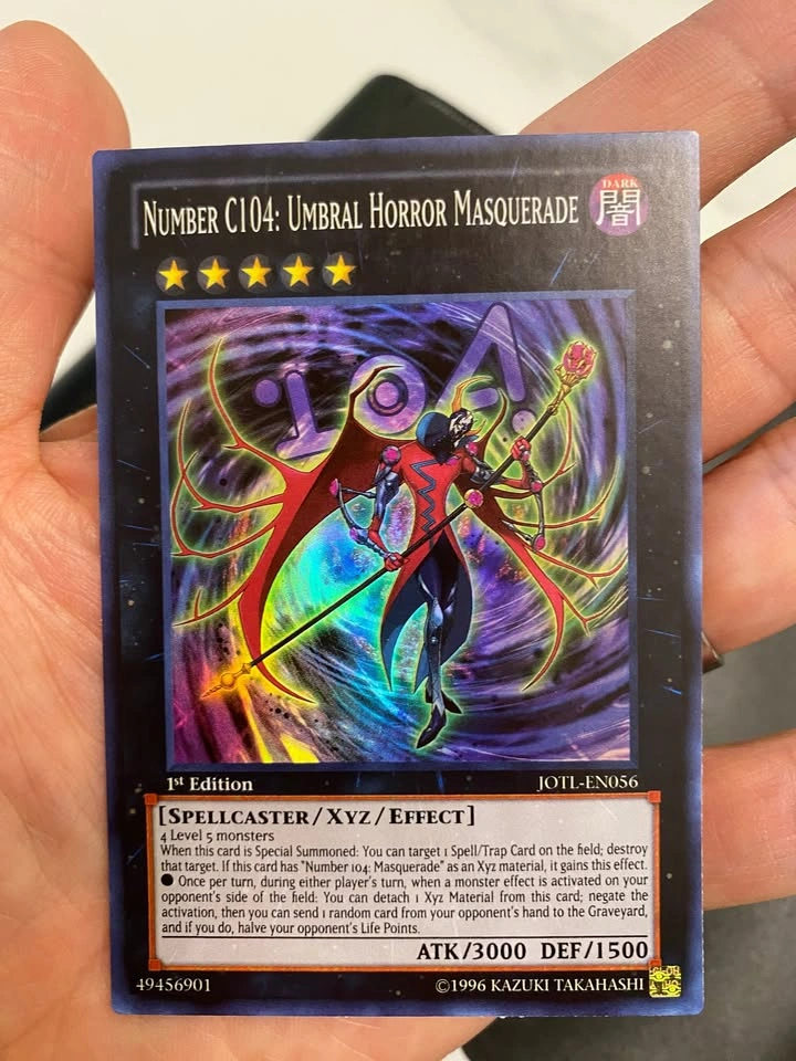 Yugioh Number C104- Umbral horror masquerade super 1st