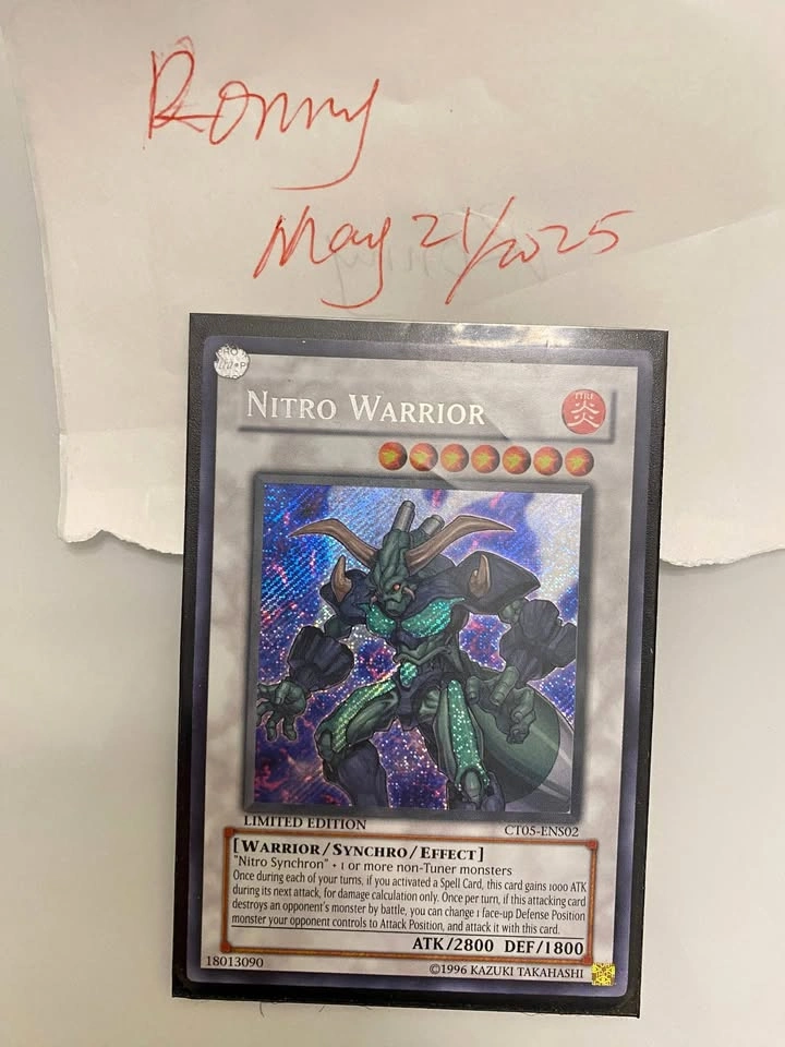 Yugioh! Nitro Warrior Secret