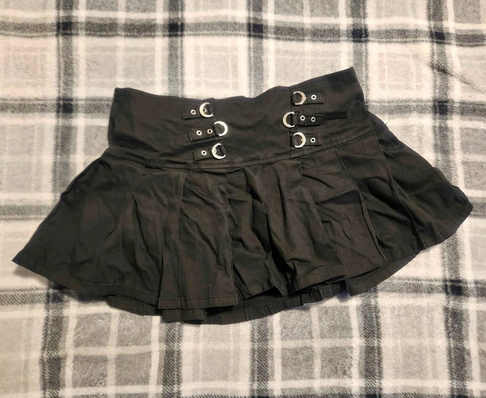 Tripp NYC Daan Goodman Mini Skirt Vintage Y2K Mall Goth RARE
