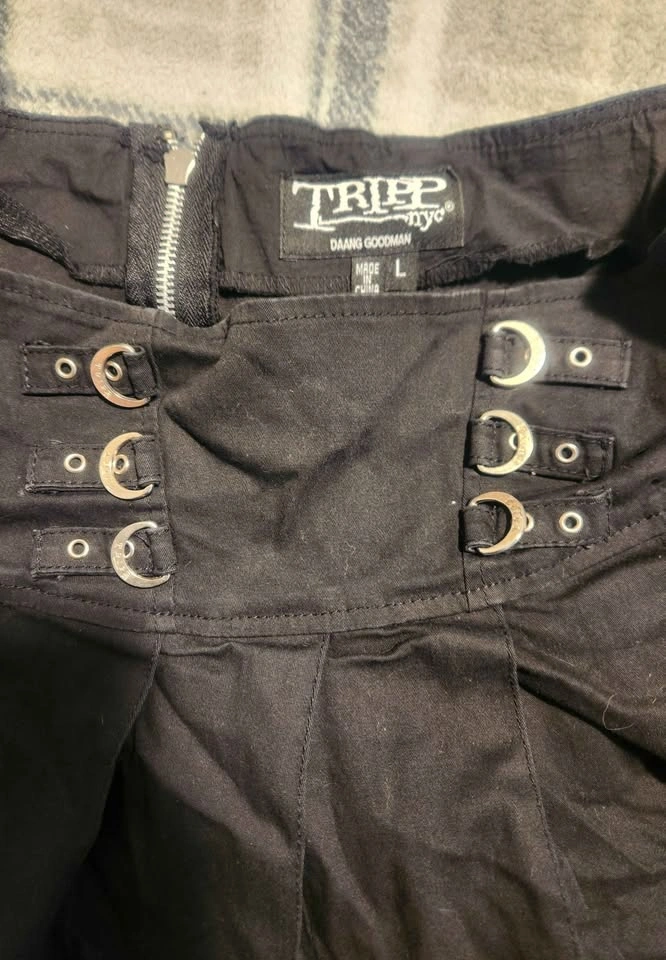 Tripp NYC Daan Goodman Mini Skirt Vintage Y2K Mall Goth RARE - photo 2