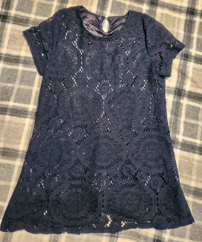 Blue Lace Top/Dress