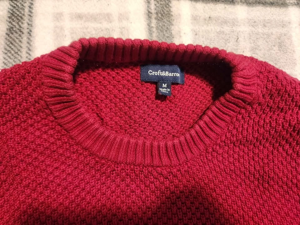 Red Knit Womans Sweater Croft and Burrow - photo 2