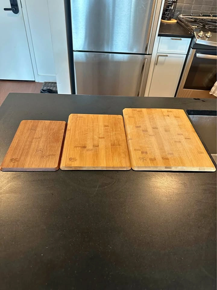 Made By Design Bamboo Cutting Board Set of 3