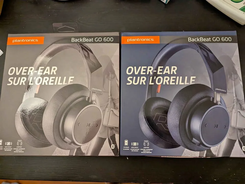 Plantronics Headphones (Grey, BNIB) thumbnail