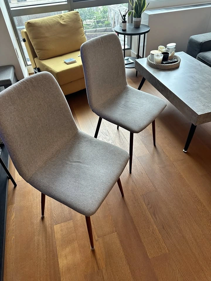 CangLong Grey Dining Chairs (4 count)