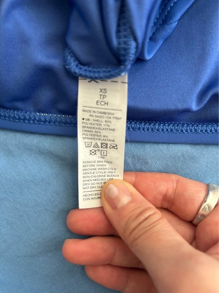 Periwinkle one piece swimsuit XS - photo 3
