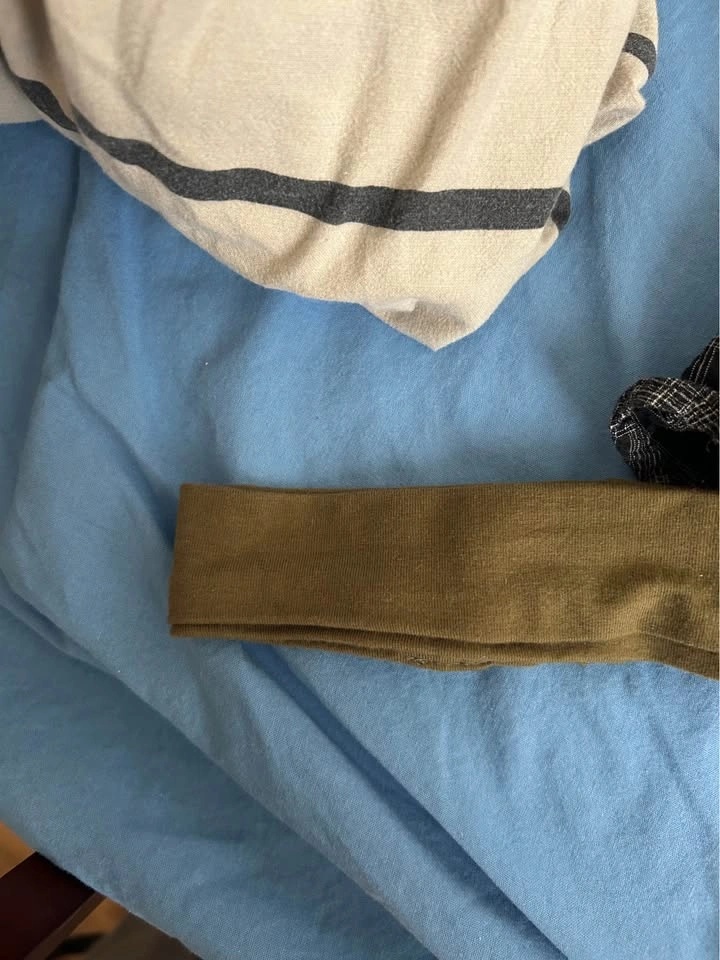 Olive Green Fabric Headband - photo 2