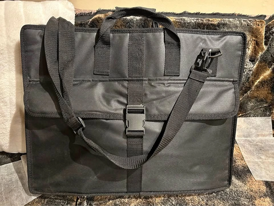 Black Nylon Portfolio Case