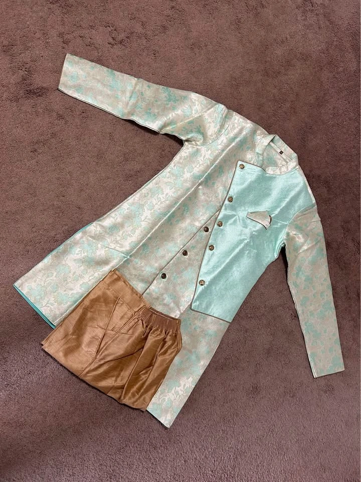 Men's Kurta and Pyjama Set (Indo Western) - Medium - photo 2