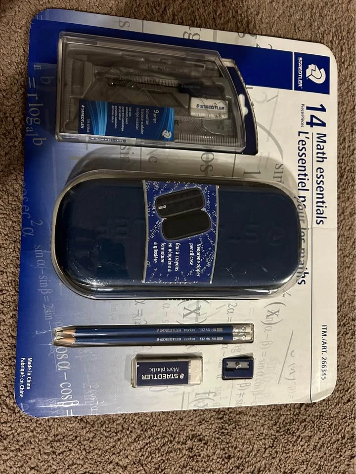 14 piece Math Essential - School supply