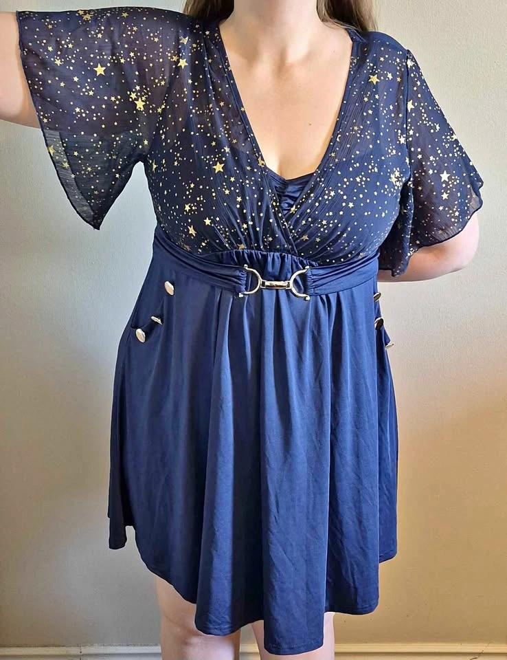 Starry Blue Dress