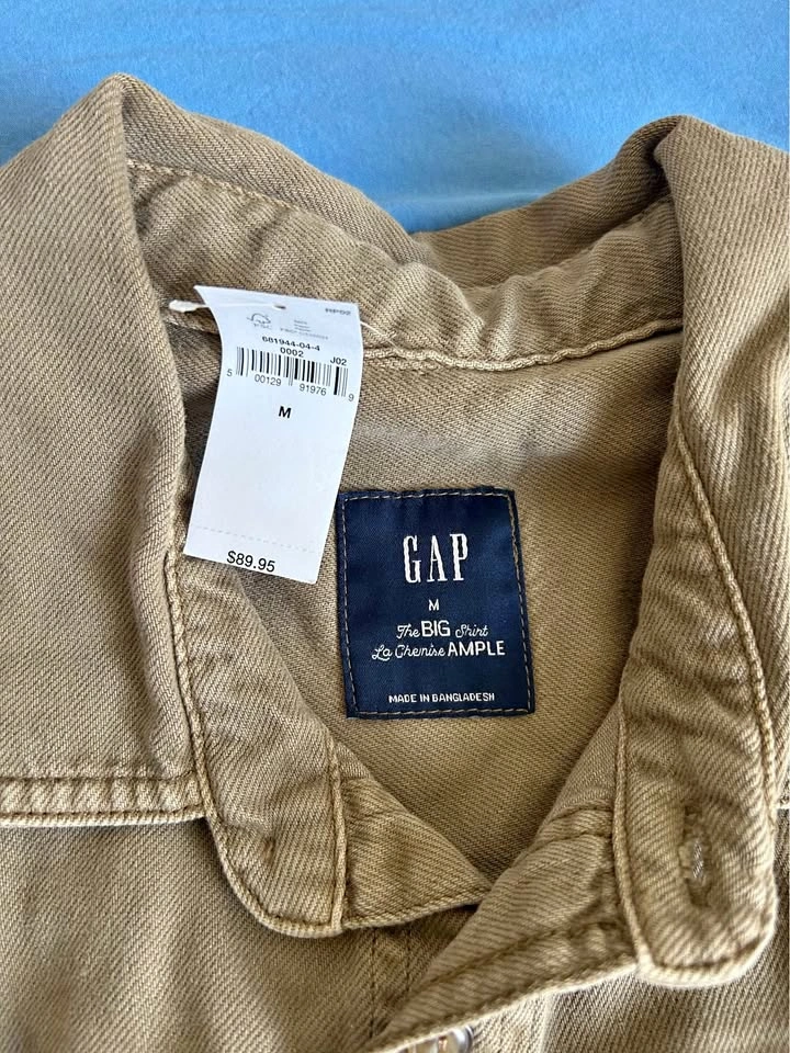 GAP The BIG Shirt long sleeve shirt size M
