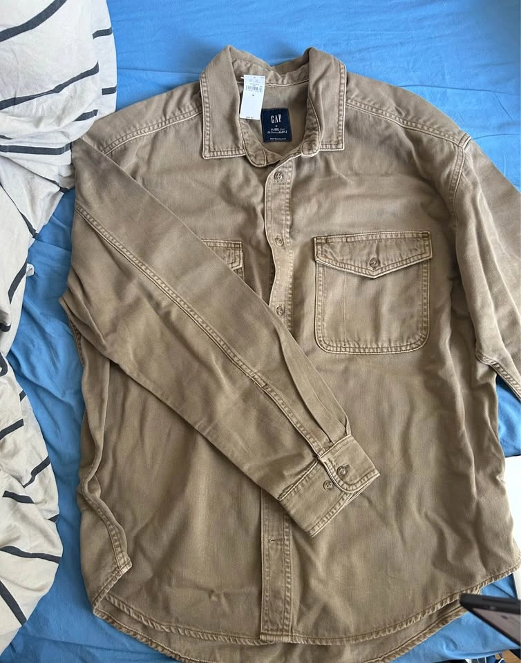 GAP The BIG Shirt long sleeve shirt size M - photo 2
