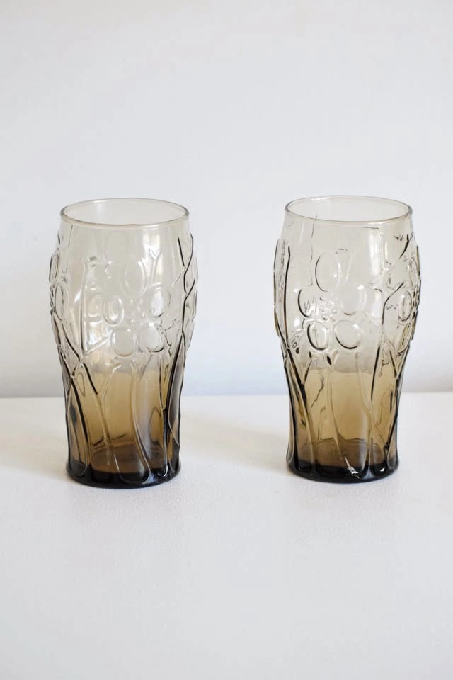 Vintage MCM Libbey St Clair Tawny Glassware Set - photo 3