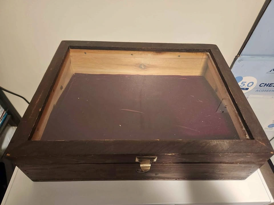 Glass Top Wooden Display Case