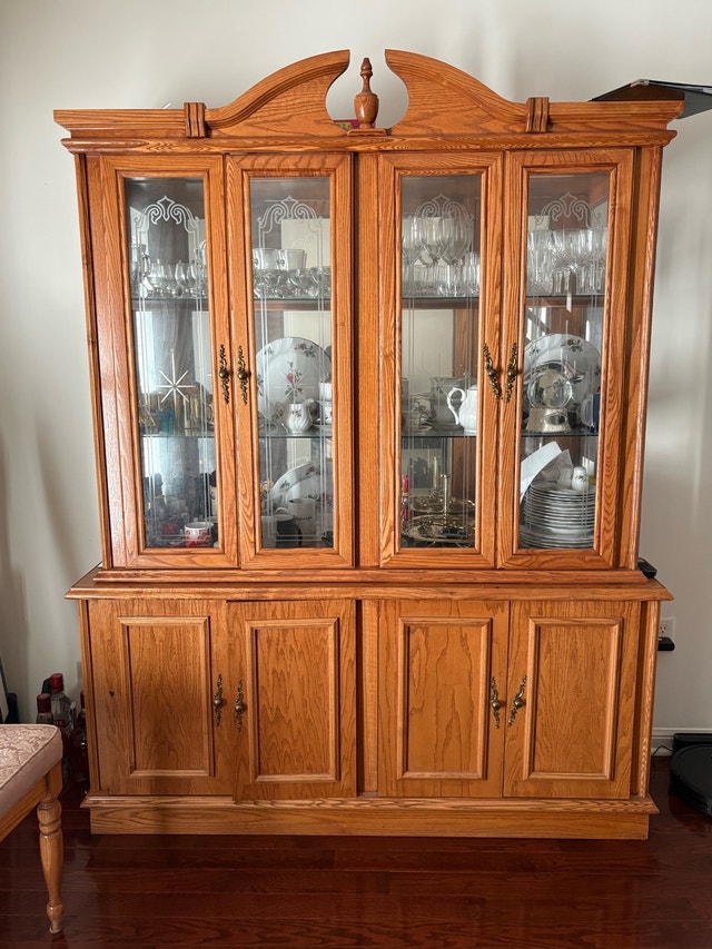 Vintage Dinnerware Cabinet