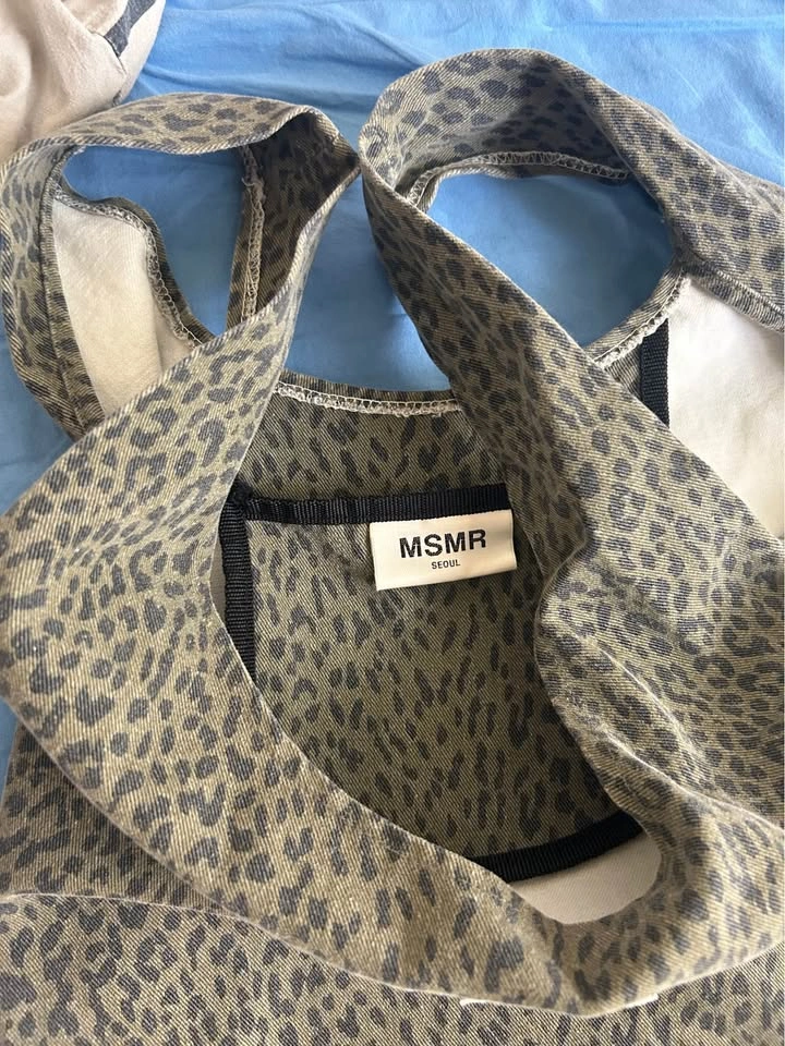 MSMR Leopard Print Tote Bag - photo 2