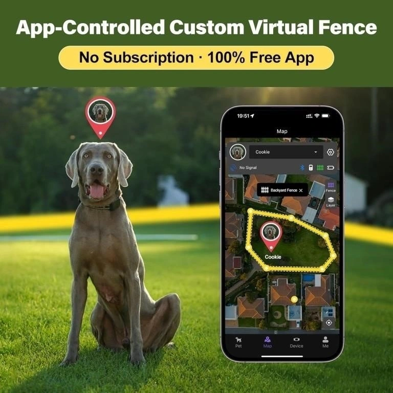 GPS Wireless Dog Collar Fence System - No Monthly - photo 3