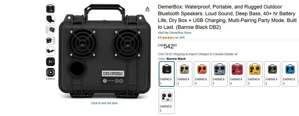DemerBox DB2 Wireless Speakers (New)
