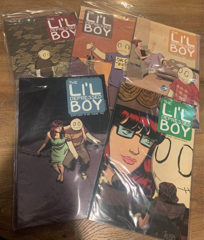 Lil Depressed Boy Comics Vol 1-5