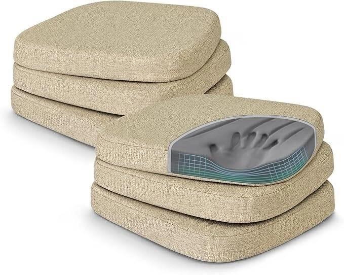Shinnwa Dining Chair Cushions Set of 6 (New) - photo 2