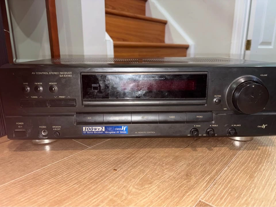 Technics SA-EX140 Receiver, Samsung Subwoofer & Speakers - photo 2