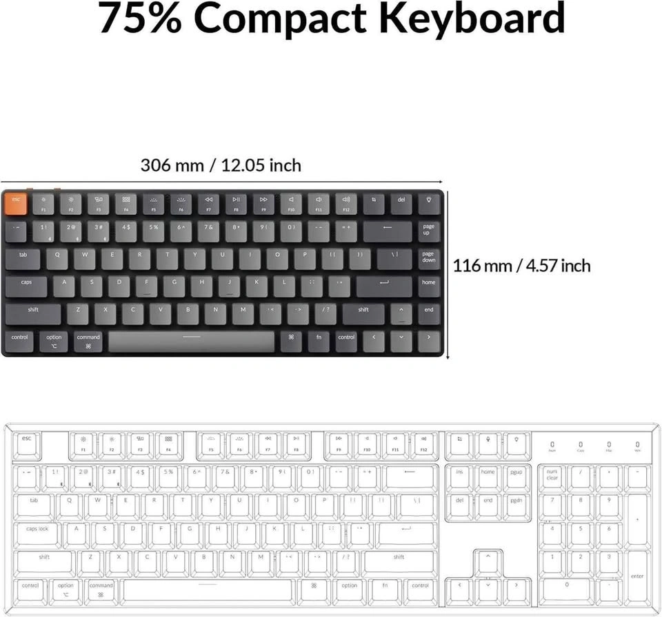 Keychron K3 Wireless Keyboard (New Open Box) - photo 3
