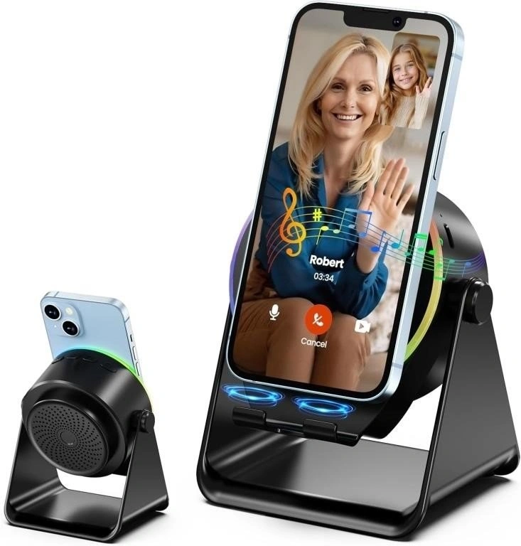 Dohelly Wireless Induction Speaker, Phone Stand - photo 2