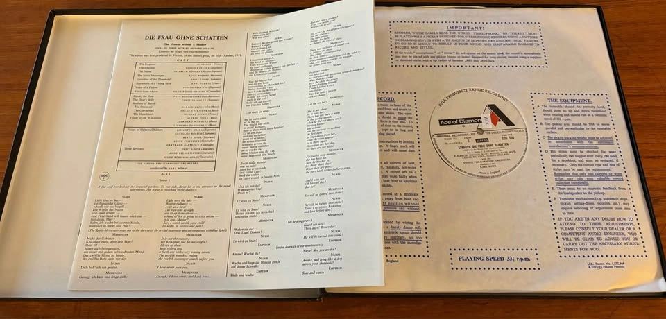 Vintage Richard Strauss: Die Frau Ohne Schatten 4-LP Vinyl Box S - photo 2