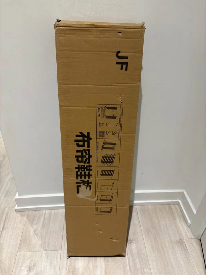 Bamboo Shoe Rack w/ Curtain NEW - photo 3