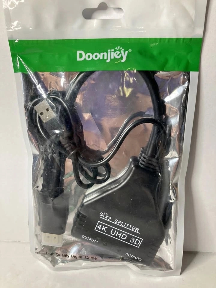 HDMI 1 to 2 Splitter Cable DOONJIEY