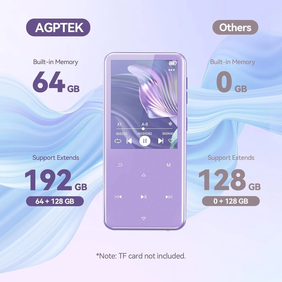 AGPTEK 32GB MP3 Player with Bluetooth (New Open Box) - photo 4