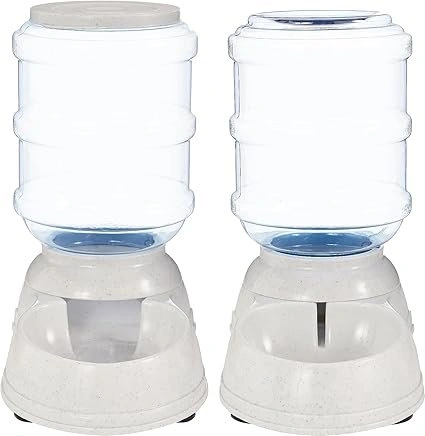 Amazon Basics Dog Cat Water Dispenser Feeder Set (New) - photo 4