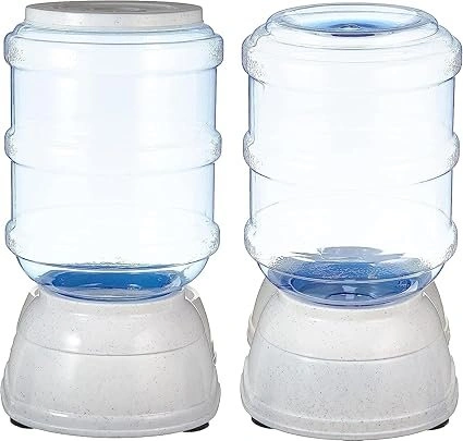 Amazon Basics Dog Cat Water Dispenser Feeder Set (New) - photo 5