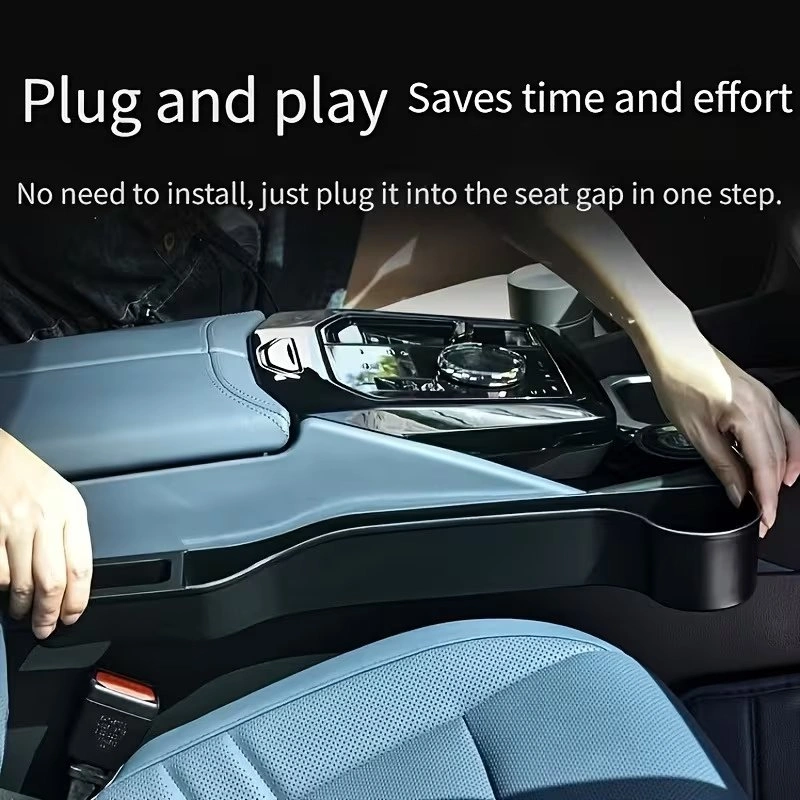 Car Seat Organizer with Cup Holders & Dividers - photo 2
