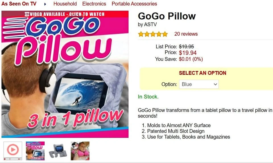 GoGo Pillow - New