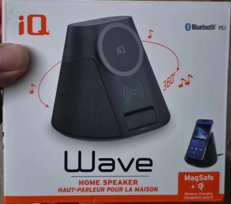 iQ Wave Bluetooth Home Speaker And Wireless Charge - New - photo 5
