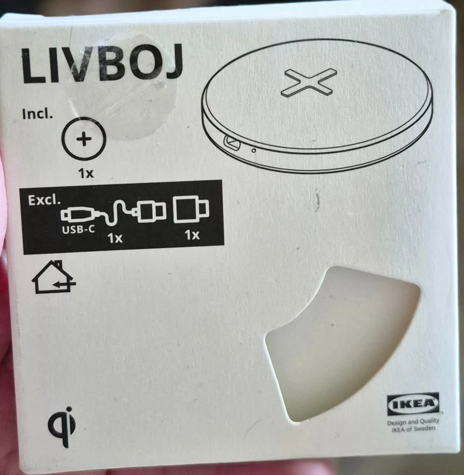 Ikea Livboj Wireless Charger White - photo 4
