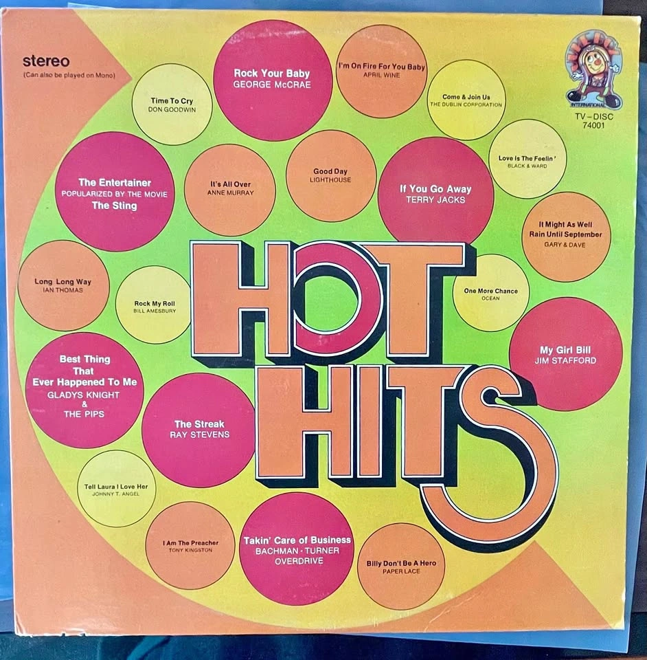 Hot Hits (1974) – Vintage Vinyl Compilation LP