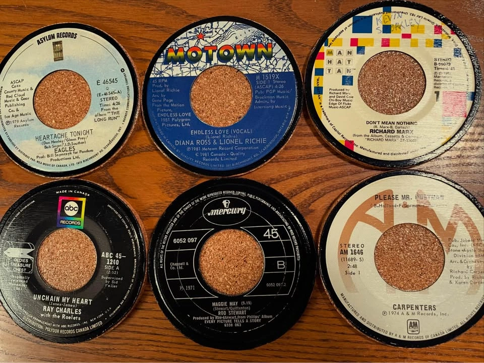 Custom Upcycled Record Art - photo 3